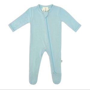 Kyte Baby Zippered Footie Romper - Seafoam